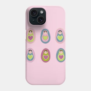 Russian dolls matryoshka (8) Phone Case