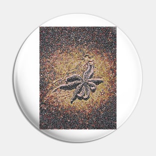 Golden Brown Starfish Pin