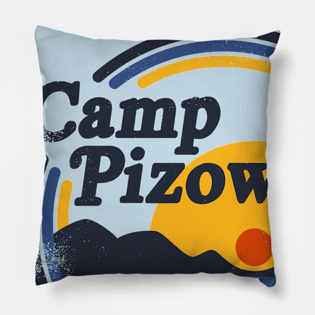 Camp Pizowell Pillow by pizowell