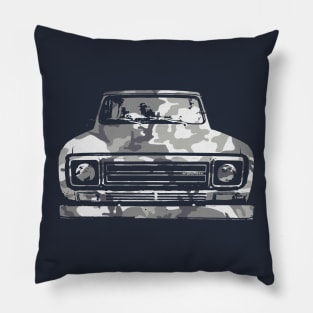 IH Scout II classic 4x4 truck 1979 urban camo Pillow