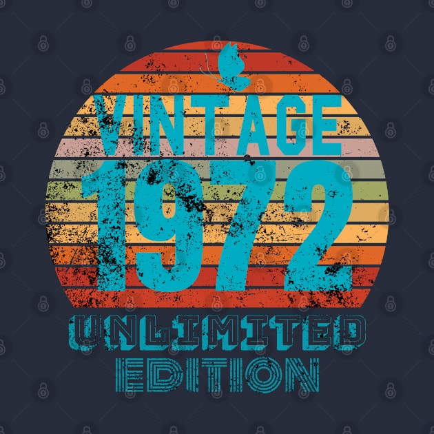 vintage 1972 retro sunset by J&R collection