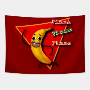 Banana Joe Pizza Dance Tapestry