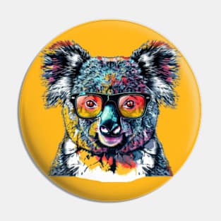 Koala Couture: The Chic Specs 'n' Koala Tee Pin