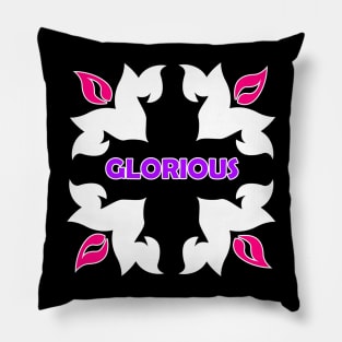 Glorious dark Pillow