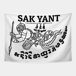 Sak Yant Muay Thai Hanuman Tapestry