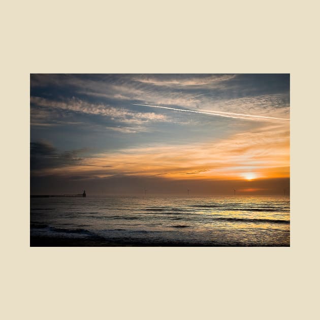 Northumbrian sunrise by Violaman