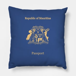 Mauritius passport Pillow