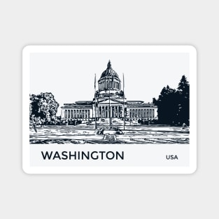 Washington State USA Magnet