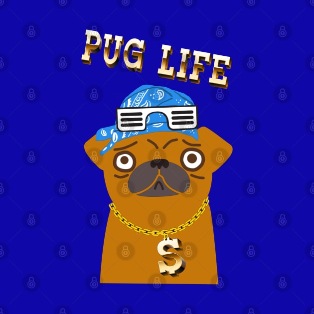 Pug Life Cute Pugs Dog by EmmaFifield