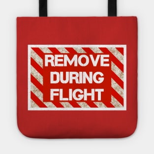 Remove DURING Flight Tote