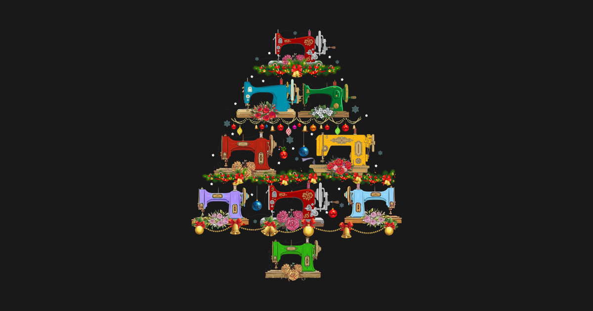 Sewing Machine Christmas Tree Quilting Sewing Machine Christmas Tree