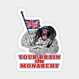 YOUR BRAIN ON MONARCHY #1 Magnet