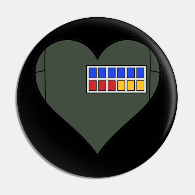 The Grand Moff - Imperial Heart Collection Pin by Maeden