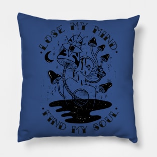 Cottagecore Aesthetic Lose My Mind Find My Soul Pillow