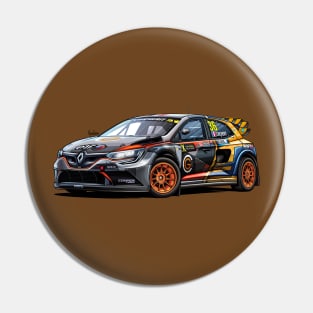 Renault Megane RX Super Car Pin