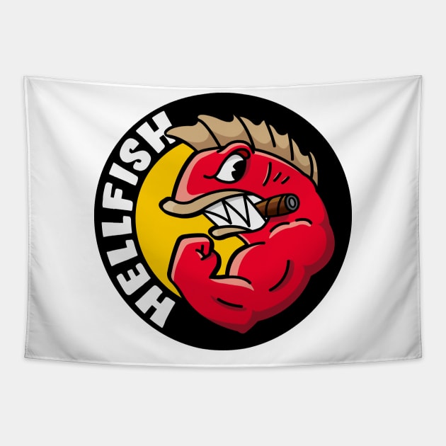 HELLFISH - Pocket Tapestry by Rock Bottom