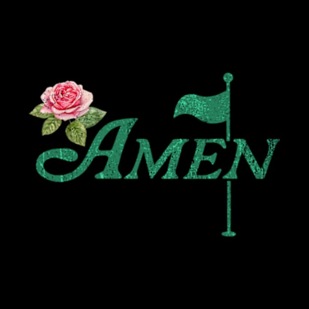 Vintage AMEN MASTERS GOLF by EliDidias