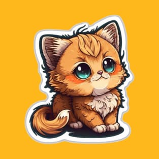 Orange Kitten T-Shirt