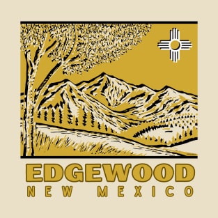 Edgewood New Mexico - Faded design T-Shirt