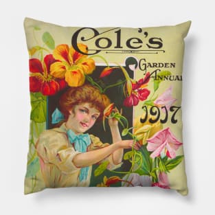 Garden Catalogue Cover (1899) Pillow