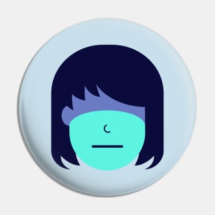 Deltarune Kris flat design Pin