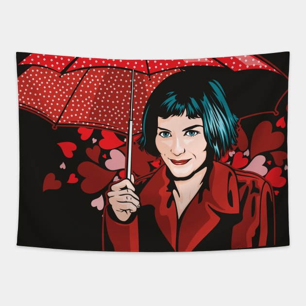 Amelie Tapestry by Jamie Lee Art