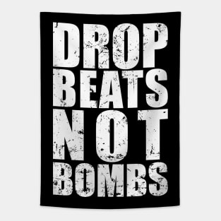 Drop Beats Not Bombs Tapestry