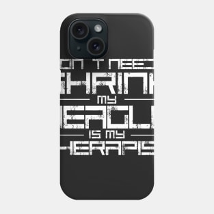 I don't need a shrink My beagle is my therapist Phone Case