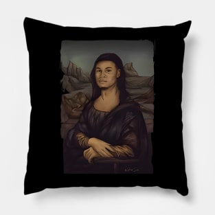 Mona Lisa Keegan Murray Pillow