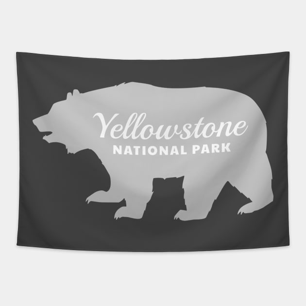 Yellowstone National Park Bear Tapestry by roamfree