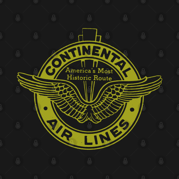 Continental Airlines by Midcenturydave