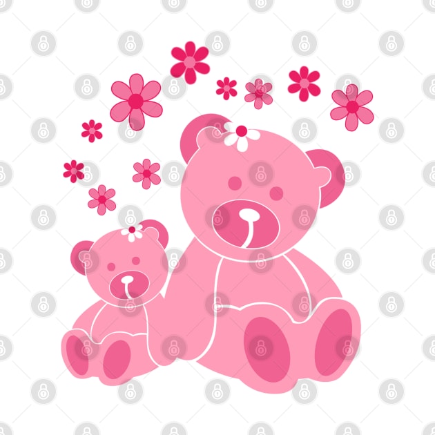 Pink Bear by Daskind