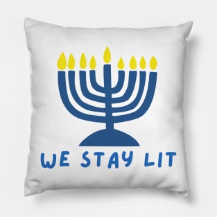 We Stay LIT Pillow