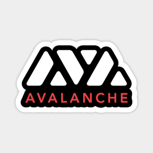 Avalanche Crypto Cryptocurrency AVAX coin token Magnet