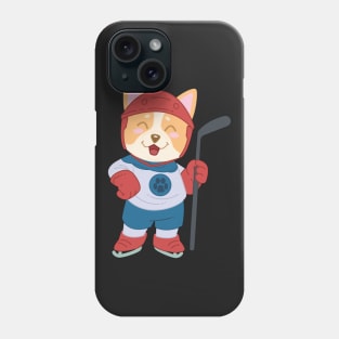 Hokey Cute Puppy Dog Player - Kids gift product Phone Case