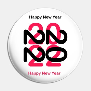 Happy New Year Pin