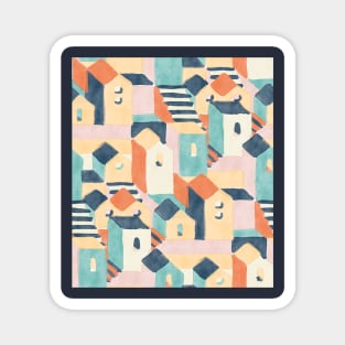 Matisse Sunset Houses Magnet