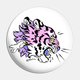 Tiger Head Pin