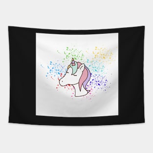 Pretty Female Unicorn Tapestry