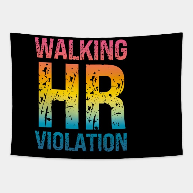 Walking HR Violation Tapestry by Xtian Dela ✅