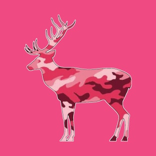 Camo Deer - 4 T-Shirt