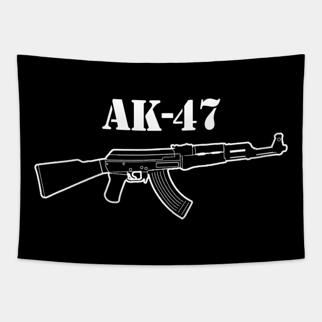 AK47 Tapestry by EddieBalevo