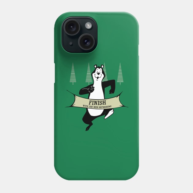 Finish with the Beer Refreshing! — Hamm's Phone Case by Eugene and Jonnie Tee's