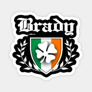 Brady Shamrock Crest Magnet