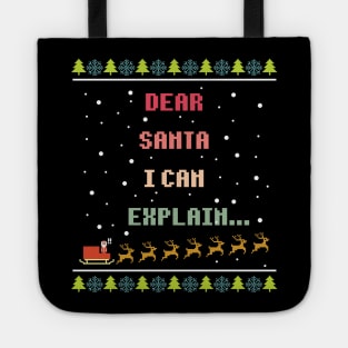 Dear Santa I can Explain Tote