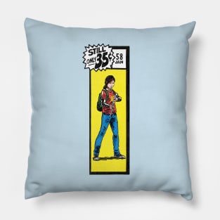 Comic book corner box - Ellie The Last of Us fan art Pillow