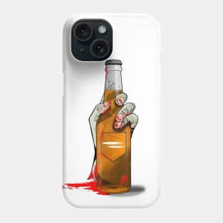 Zombie Hand Double Tap on White Phone Case