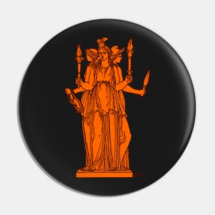 Greek Goddess Hecate Pin