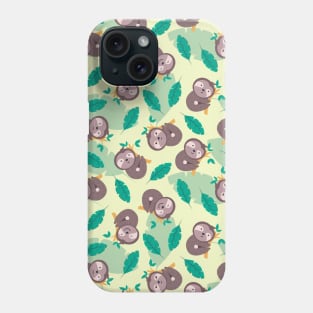 Cute sloths pattern, Funny sloth pattern, Sloths are cute Phone Case