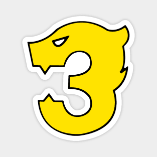 Yellow Bear 3 Magnet